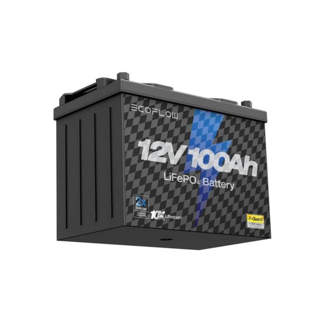 Тяговый аккумулятор EcoFlow 12 В 100 Ач LiFePO4 литиевый