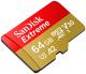 Карта памяти SanDisk microSDXC 64ГБ Extreme 160MB/Sec, UHS-I U3, Class 10