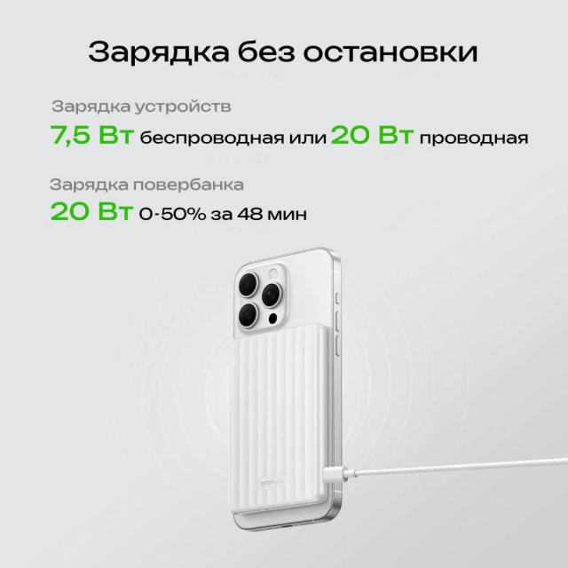 Повербанк EcoFlow RAPID Mag (5000 мАч, 7,5 Вт, магнитная зарядка)
