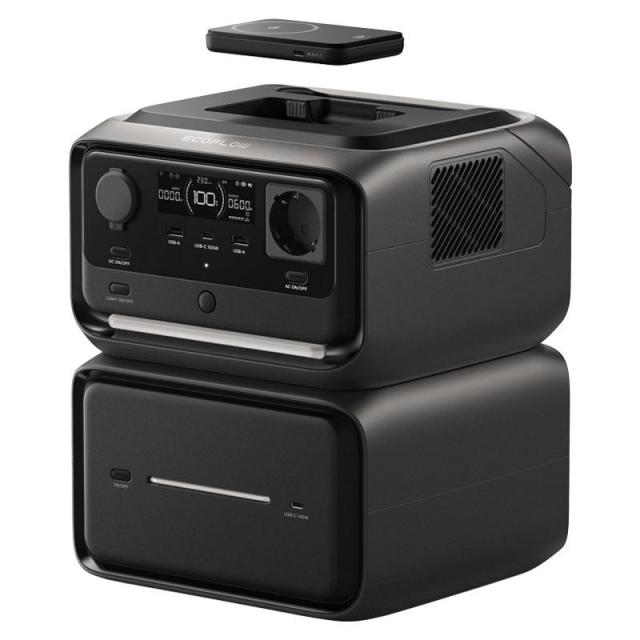 Портативная зарядная станция EcoFlow RIVER 3 Max Plus Wireless (858 Втч)